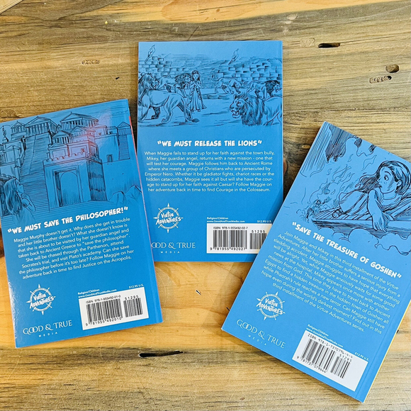 🆕️NWOT Virtue Adventures - 3 Chapter Book Set For Youths‎ 8-12 Years - Picture 2 of 3